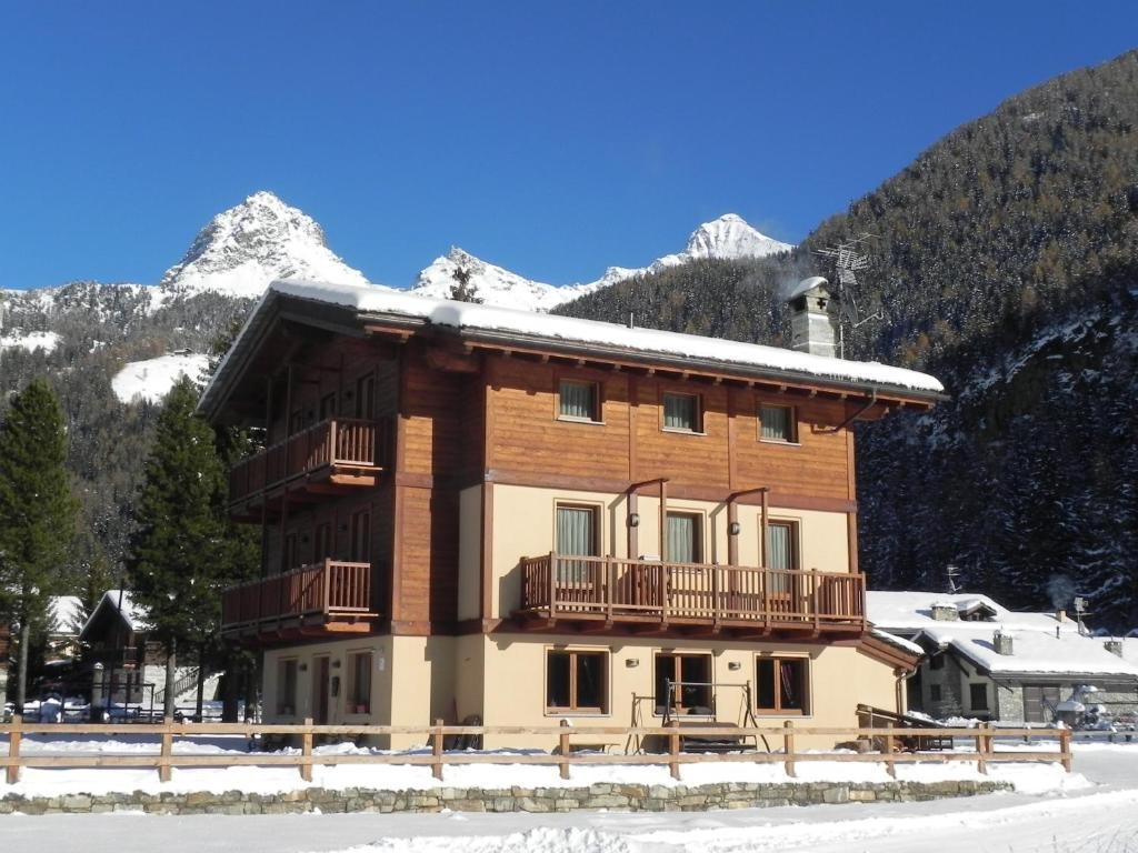 Villa Americana Chambres D'Hotes Champoluc Exteriör bild